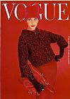 Norman Parkinson Vogue Cover, Red Rose, August painting